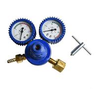 Ensemble régulateur de gaz, pour oxygène, acétylène propane, valve de réduction de pression en laiton avec design résistant aux chocs et jauge de soudure, plage 0-25 MPa, entrée G5/8, valve de