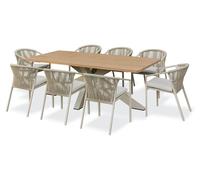 Ensemble repas de jardin 8 places