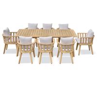Ensemble repas de jardin 8 places