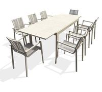 Ensemble repas de jardin 8 places