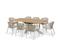 Ensemble repas de jardin 8 places