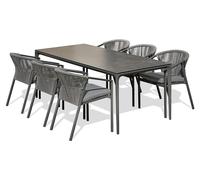 Ensemble repas jardin 6 places en Céramique