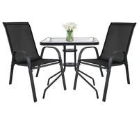 Ensemble Repas - Leobert - Island/Sofia - Noir - 60 Cm - 3 Pièces