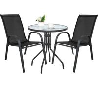 Ensemble Repas - Leobert - Island/Sofia - Noir - 60 Cm - 3 Pièces