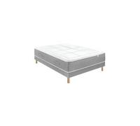 Ensemble riviera 744 ressorts ensachés + 6 cm viscoélastique + sommier base morpho 180x200 avec 2 sommiers