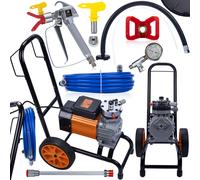 Ensemble Rosfix pulvérisateur de peinture sans air 3800 W 22 MPa | 20 L/min |...