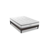 - Ensemble ROYAL 5* 140x190 cm - Matelas Mémoire de forme + Sommier Bois