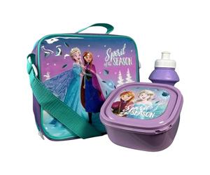 Ensemble sac repas avec boîte à sandwich et gourde Motif La Reine des neiges Spirit of The Season