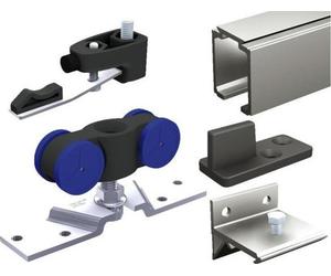 Ensemble Saf80 Bandeau Mdf Kit Coulissant Pour Porte 930mm - Mantion