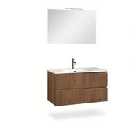 Ensemble salle de bain 4 pièces VENERE Chêne rio 100cm