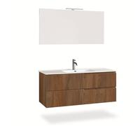 Ensemble salle de bain 4 pièces VENERE Chêne rio 120cm