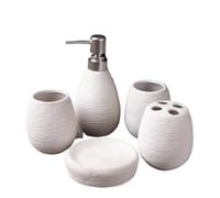 Ensemble Salle de Bain Accessoire Salle De Bain en Céramique Créative À Dessin La Main