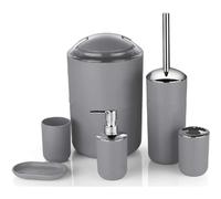 Ensemble Salle de Bain Moderne 4 ou 6 Pièces Gris
