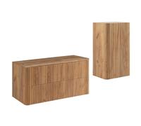 Ensemble salle de bains à plan et demi-colonne, Craft, 100 x 48 x 44 cm