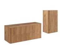Ensemble salle de bains à plan et demi-colonne, Craft, 120 x 48 x 44 cm