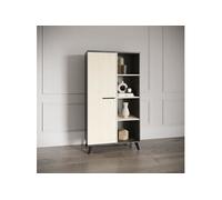 Ensemble salon Banc TV Table basse Buffet haut KENT Chene de fil Sidewalk