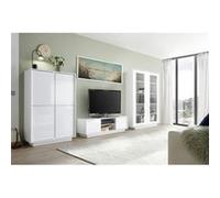 Ensemble Salon complet Finition Blanc Laqué Brillant Weiss - LYSIANE -