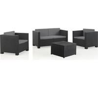 Ensemble Salon Jardin Diva Tropea Salon De Jardin Complet 4 Places En Graphite - Sp Berner