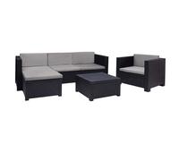 Ensemble Salon Jardin Manhattan Graphite Design Moderne Et Robuste Pour Extérieur - Sp Berner