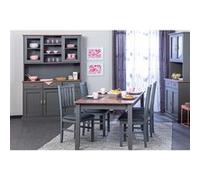 Ensemble Séjour avec Table 160cm + 2 Vaisseliers - MELINA - ALTOBUY Gris G