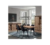 Ensemble Séjour Industriel Complet avec Table 230cm Piètement U - CEDRA -