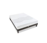 - Ensemble SENSITIVE 90x200 cm - Matelas Mémoire de forme + Sommier Bois