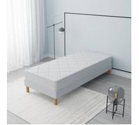 Ensemble Senso Sommier + Matelas 120x200 cm | Hauteur 17cm | Mousse Polyuréthane| Tissu 100% polyester | 4 Pieds | Confort