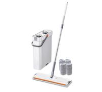 Ensemble serpillère et seau lavable et multi-usages avec essoreur | Serpillère humide et sèche dans les coins du sol pour marbre, cuisine, salle de bain, salon, fenêtre, chambre et appartement