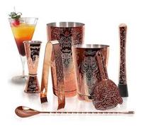 Ensemble Shaker à Cocktail 7 Pièces Cuivre