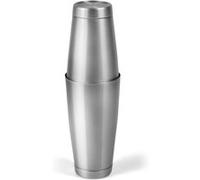 Ensemble Shaker à Cocktail Acier Inoxydable + Verre Pujadas Gris