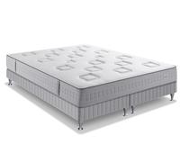 Ensemble simmons sw2 ressorts ensachés 160/2x80x200 Blanc