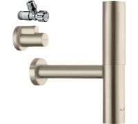 Ensemble siphon de sol AXOR Designsiphon, finition nickel brossé
