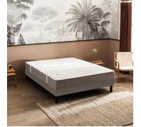 Ensemble sommier et matelas 120x200 cm ressorts ensachés ferme Epeda Itinéraire