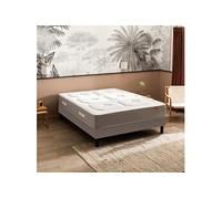 Ensemble sommier et matelas 140x190 cm ressorts ensachés mi-ferme Beau Séjour