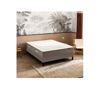 Ensemble sommier et matelas 140x190 cm ressorts multi-actifs mi-ferme Echappée