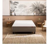 Ensemble sommier et matelas 140x200 cm ressorts multispires ferme Epeda Dépaysant