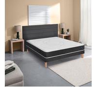 Ensemble sommier et matelas 160x200 cm mousse & mémoire de forme moelleux Bultex Recovery