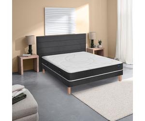 Ensemble sommier et matelas 160x200 cm mousse & mémoire de forme moelleux Bultex Recovery