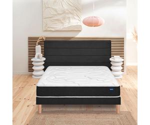 Ensemble sommier et matelas 160x200 cm mousse mi-ferme Bultex Ultimum