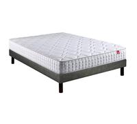 Ensemble sommier et matelas 160x200 cm ressorts ensachés ferme Epeda Distinct 2