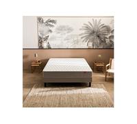 Ensemble sommier et matelas 160x200 cm ressorts multispires ferme Dépaysant