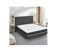 Ensemble sommier et matelas 90x190 cm mousse ferme Smart Repair