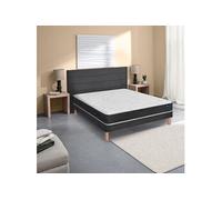 Ensemble sommier et matelas 90x190 cm mousse & mémoire de forme moelleux Recovery