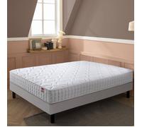 Ensemble sommier et matelas 90x190 cm ressorts ensachés ferme Epeda Distinct 3