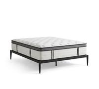 Ensemble sommier et matelas - SAMPUR - Grand View - 140x190 cm - Mémoire de forme - Sommier métallique à lattes