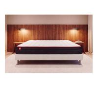Ensemble sommier et matelas - SOMNESS - SNBOOSTENS140200SKB - 140x200 - Matelas 26cm mémoire + ressorts - Sommier lattes blanc