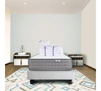 Ensemble Sommier gris 90x190 Matelas Zen