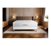 Ensemble matelas ressorts ensaches + memoire de forme maxi epaisseur Windsor 140x190