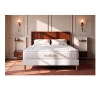 Ensemble sommier + matelas LANCASTER ressorts ensaches et memoire de forme 140x200