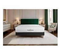 Ensemble sommier + matelas LANCASTER ressorts ensaches et memoire de forme 140x200